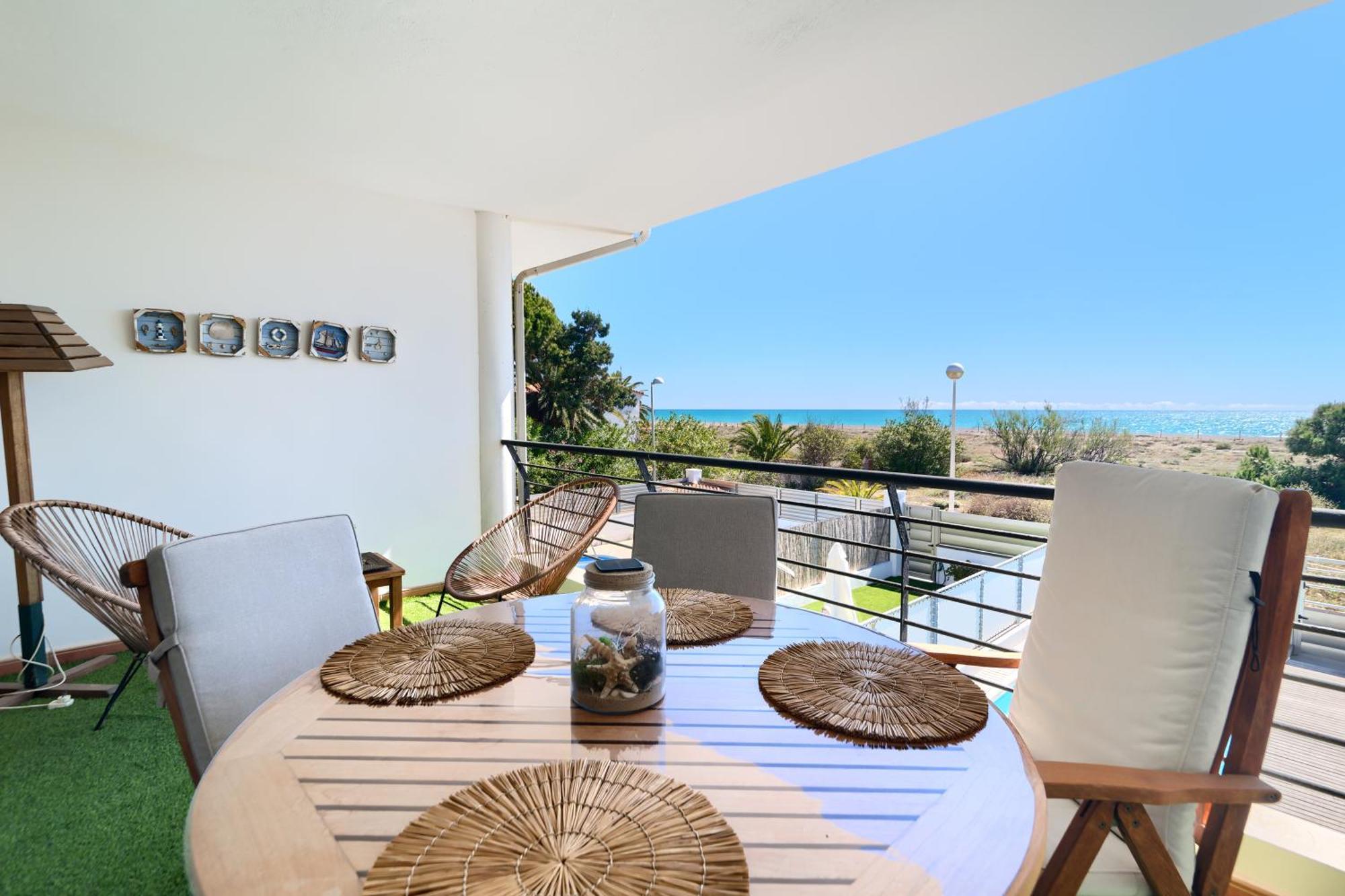 Casa Frente Al Mar Con Piscina Privada Daire Sagunto Dış mekan fotoğraf